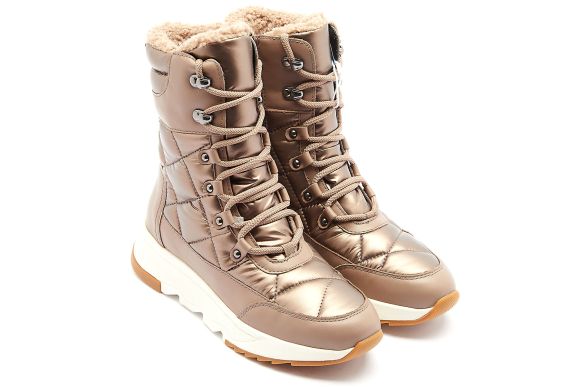 Women's Insulated Boots GEOX Falena D26HXB Brown | Apia