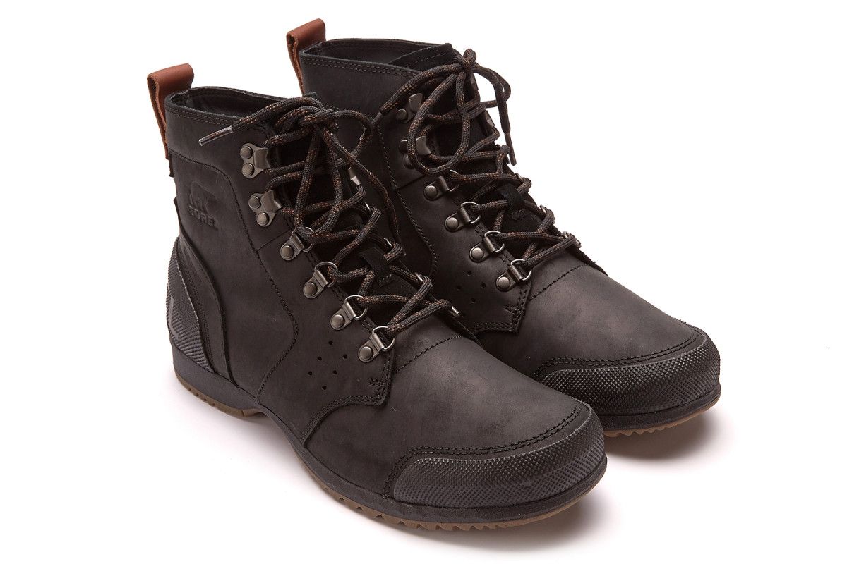 Men's Outdoor Ankle Boots SOREL Ankeny Mid Hiker Black | Apia