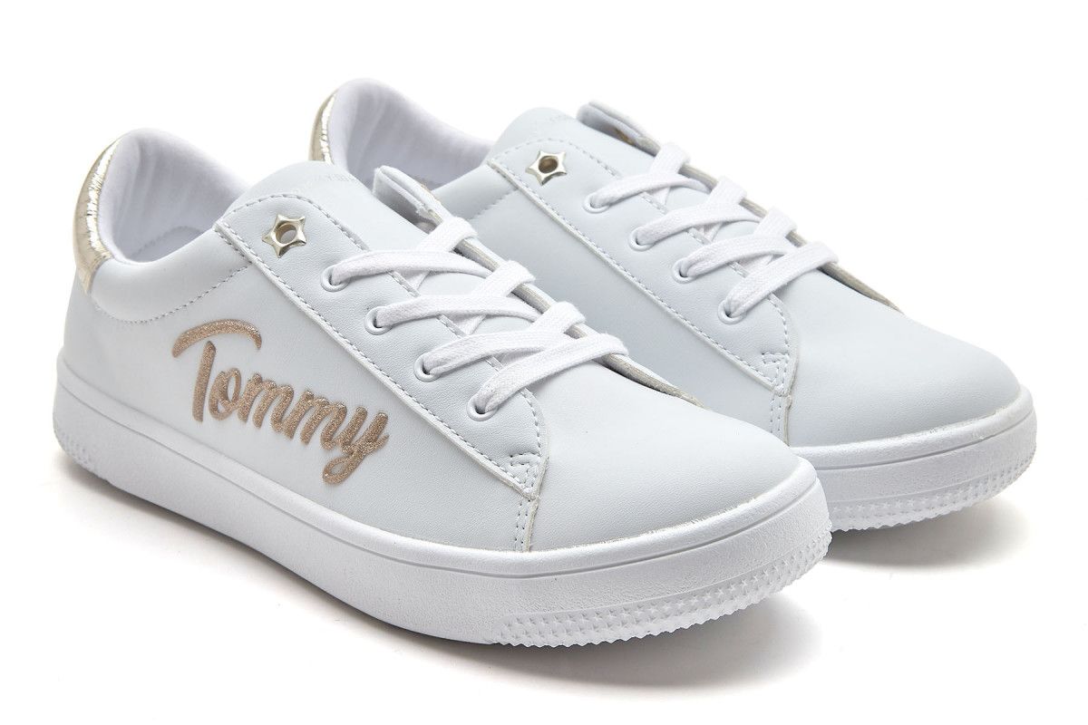 Kid's Sneakers TOMMY HILFIGER T3A4 White/Platinum | Apia