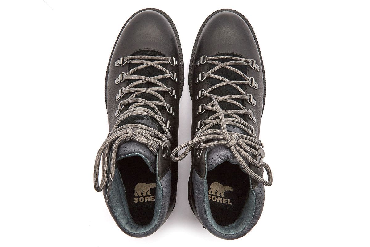 Men's Lace Up Waterproof Boots SOREL Madson II Hiker WP Black | Apia