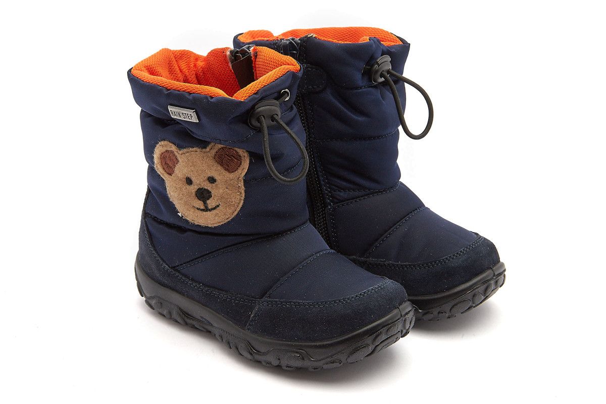 Kid's Insulated Boots NATURINO Poznurr Bear Bleu | Apia