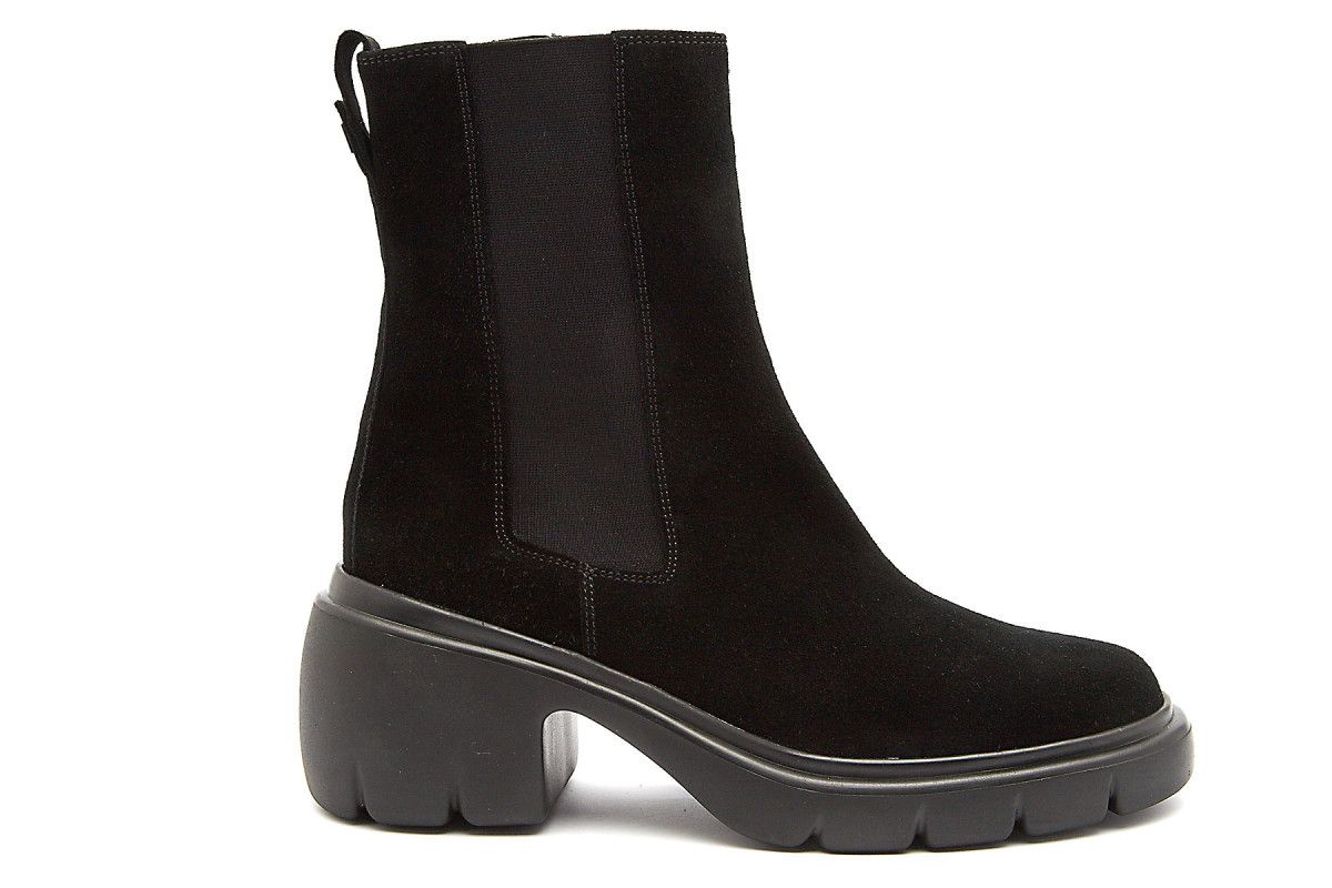 Women's Platform Ankle Boots HOGL 4-104602 Black | Apia