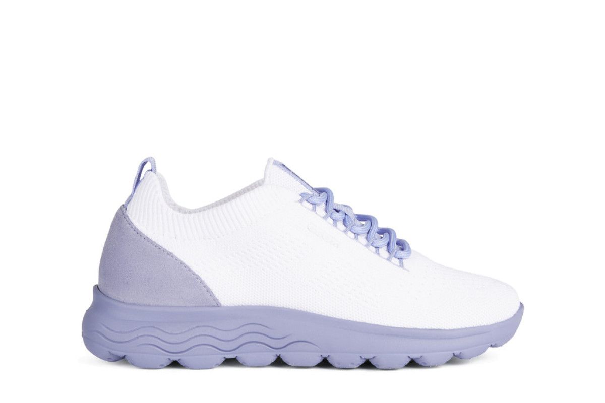 Women's Sneakers GEOX Spherica D15NUA Off White/Violet | Apia