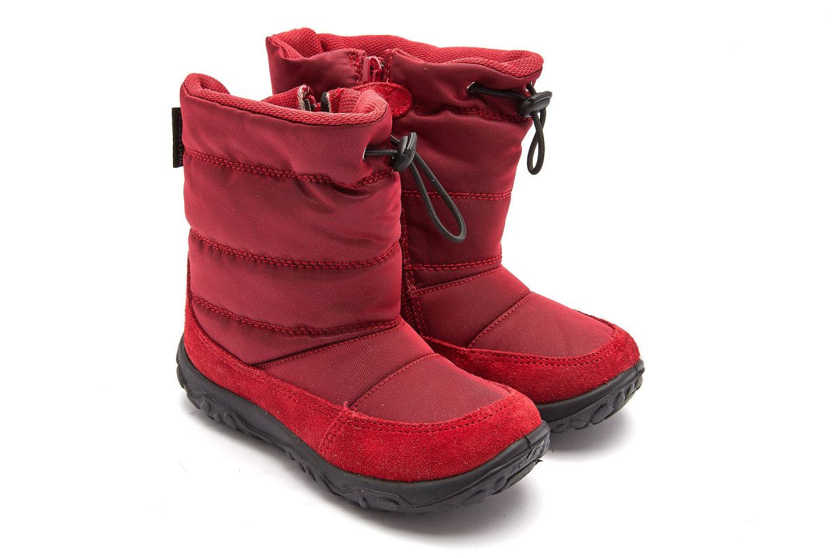 Kid's Insulated Boots NATURINO Poznurr Suede Red | Apia
