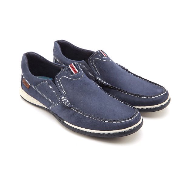 Men's Slip On Shoes APIA Nautic 03 Blue | Apia