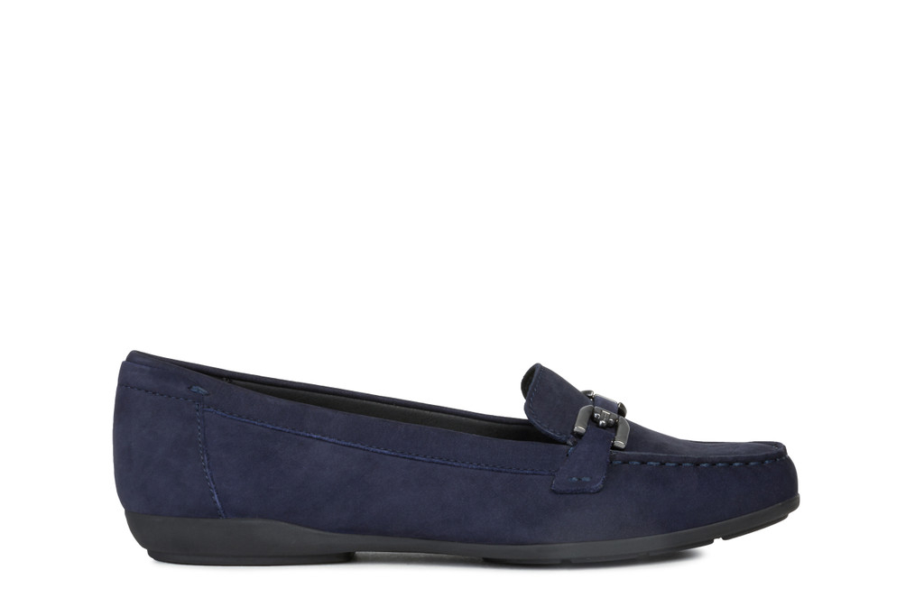 Women's Loafers GEOX Annytah Moc A D84BMA DK Blue | Apia